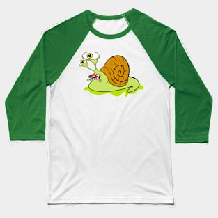 Slimy Snail Baseball T-Shirt